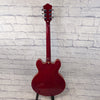 Grote Semi Hollow Guitar - Red