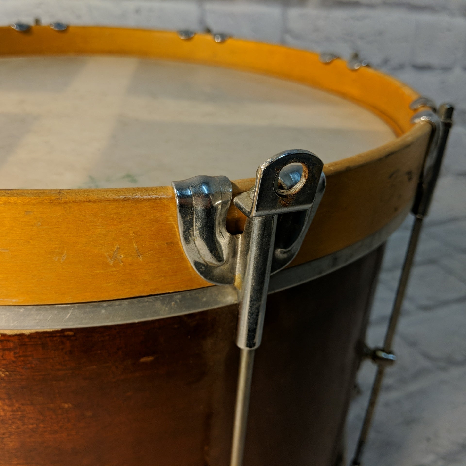 Vintage 60s Rogers Newport Marching Parade Snare Drum