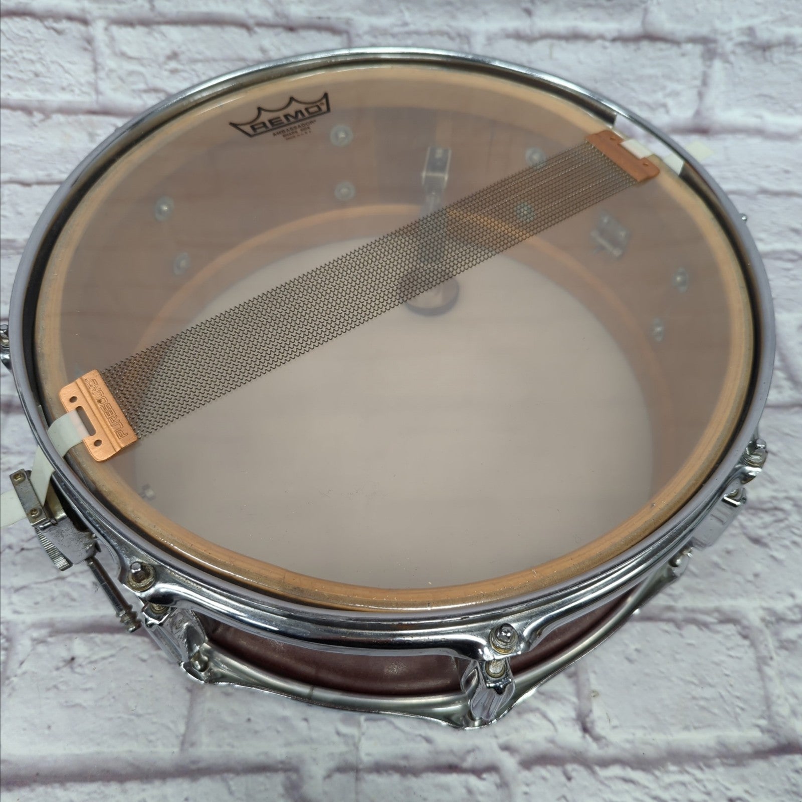 Unknown Vintage MIJ Made in Japan 14x5" Snare Drum Red Sparkle