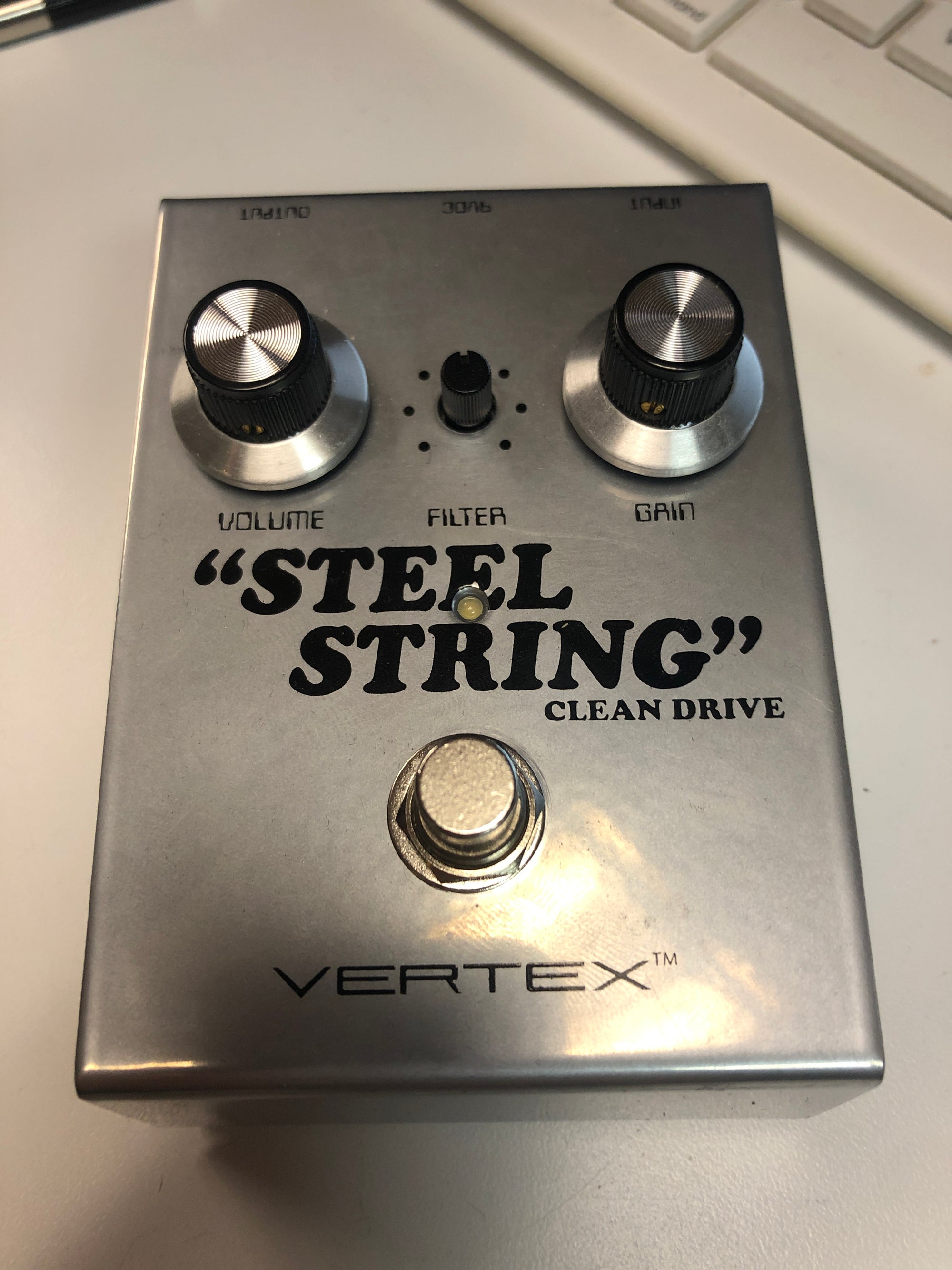 steel string pedal Vertex Steel String Clean Drive Overdrive Pedal