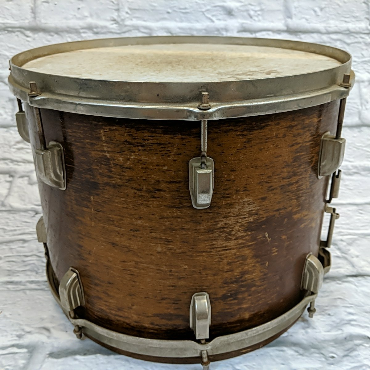 Vintage 1950s Leedy 12 x 15 Mahogany Project Snare