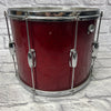 Slingerland 1960s 15x12 Red Sparkle Marching Snare AS IS