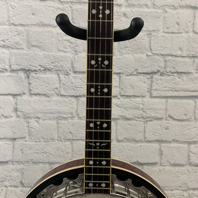 Fender FB-54 Banjo Mahogany Resonator Aluminum Tone Ring w/ TKL Hardshell Case