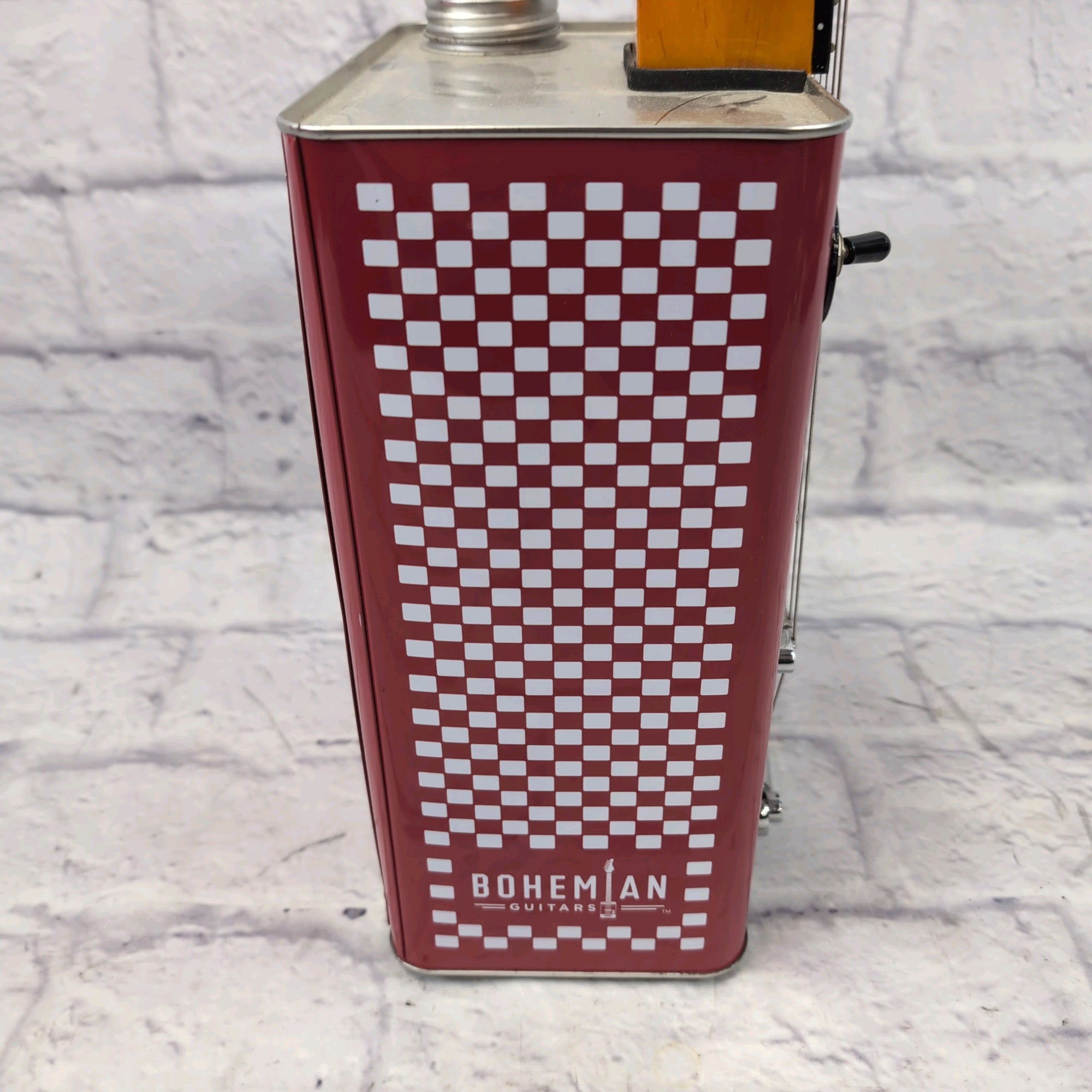 Bohemian Guitars Oil Can Guitar Dual Humbucker Red