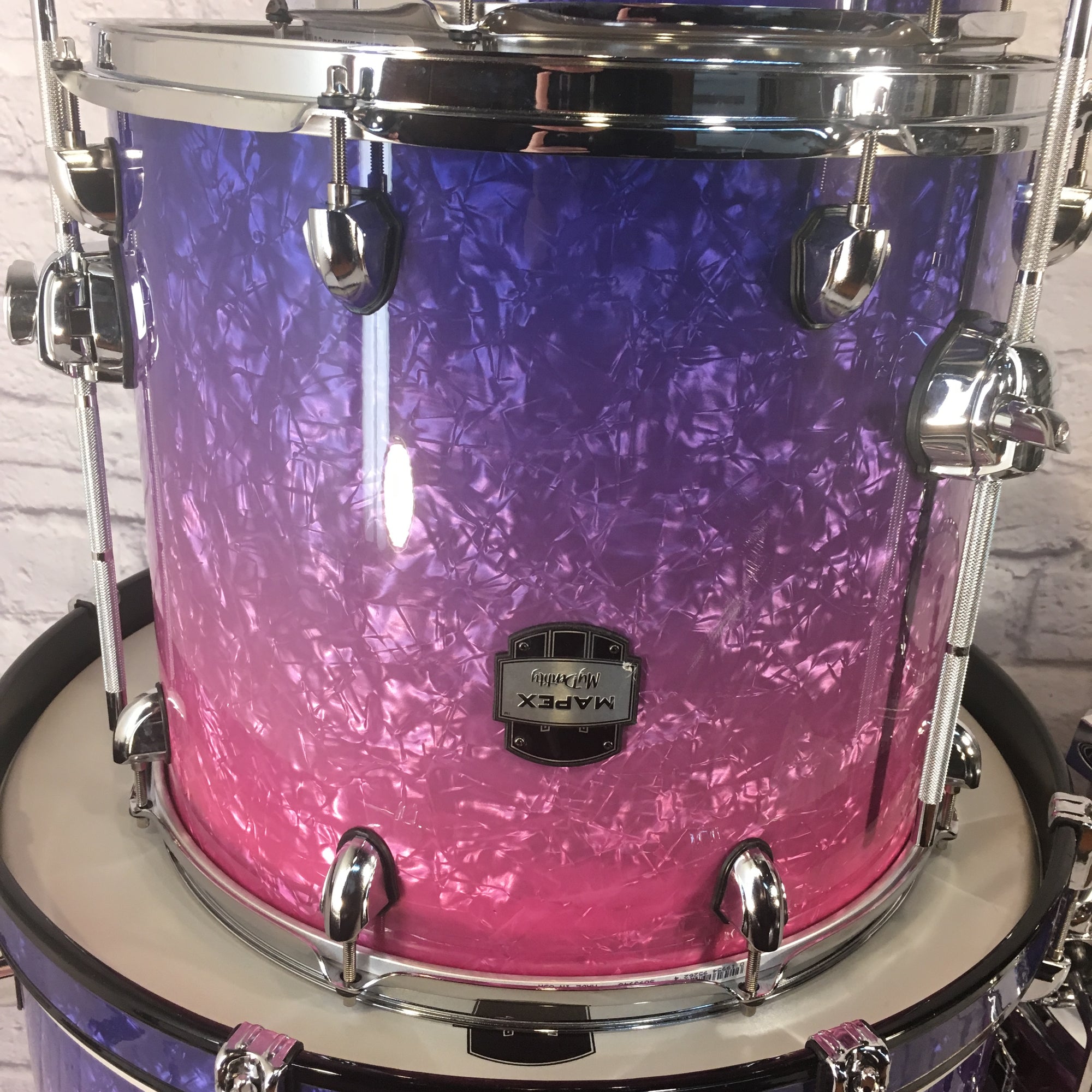 Mapex 5pc My Dentity Birch Drum Kit Purple Fade 22 16 13 12 10