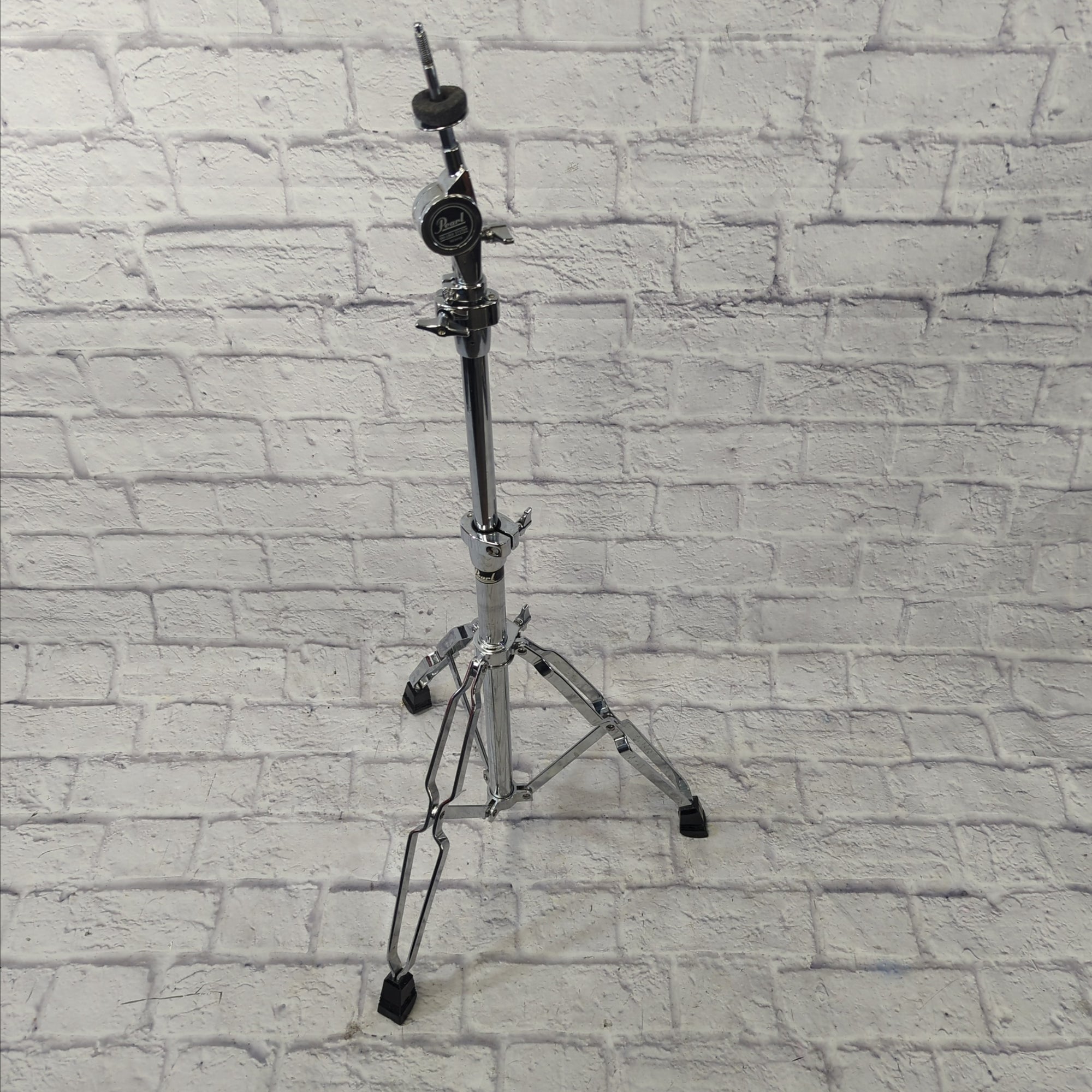 Pearl Double Braced Straight Cymbal Stand Black Label Uni Lock System Made in Taiwan