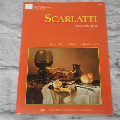 Scarlatti Ten Sonatas Piano Book