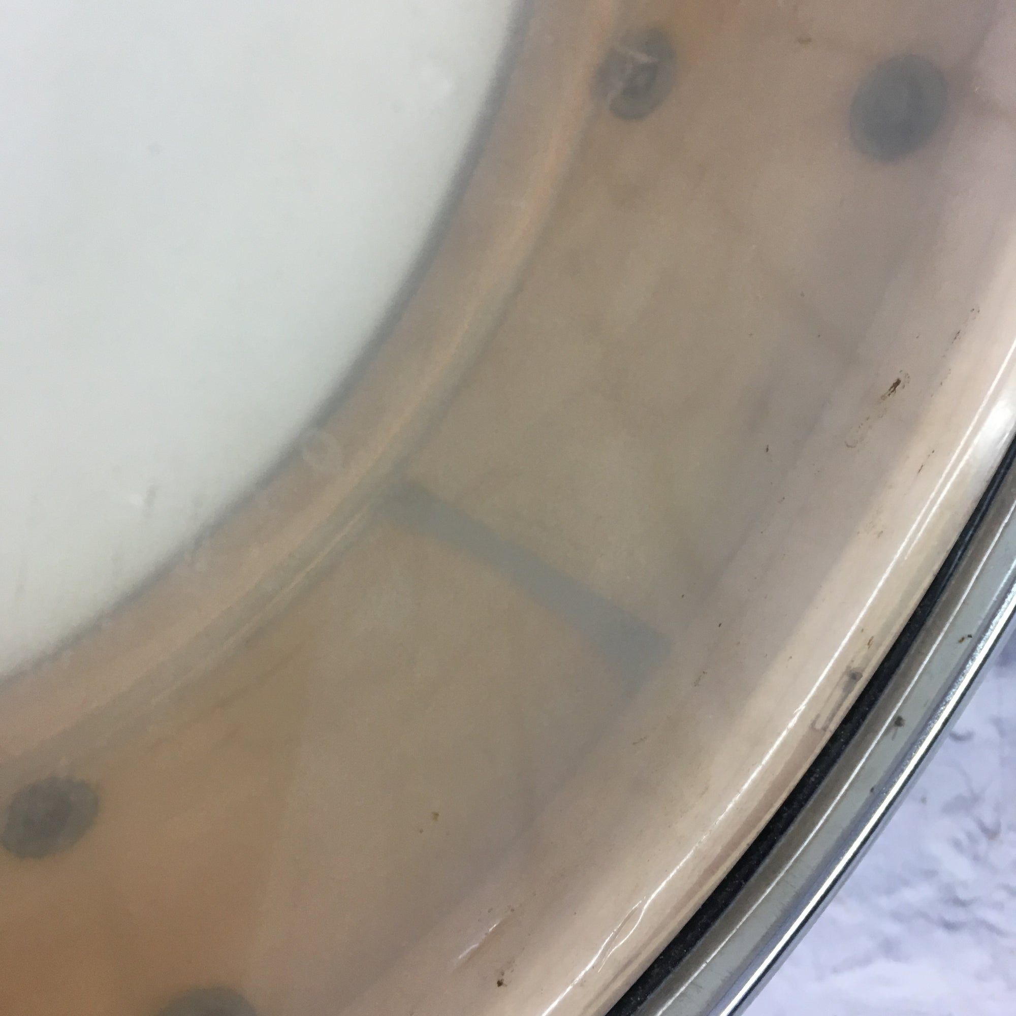 Vintage Ludwig 14 x 5 Keystone Snare Drum Rewrapped