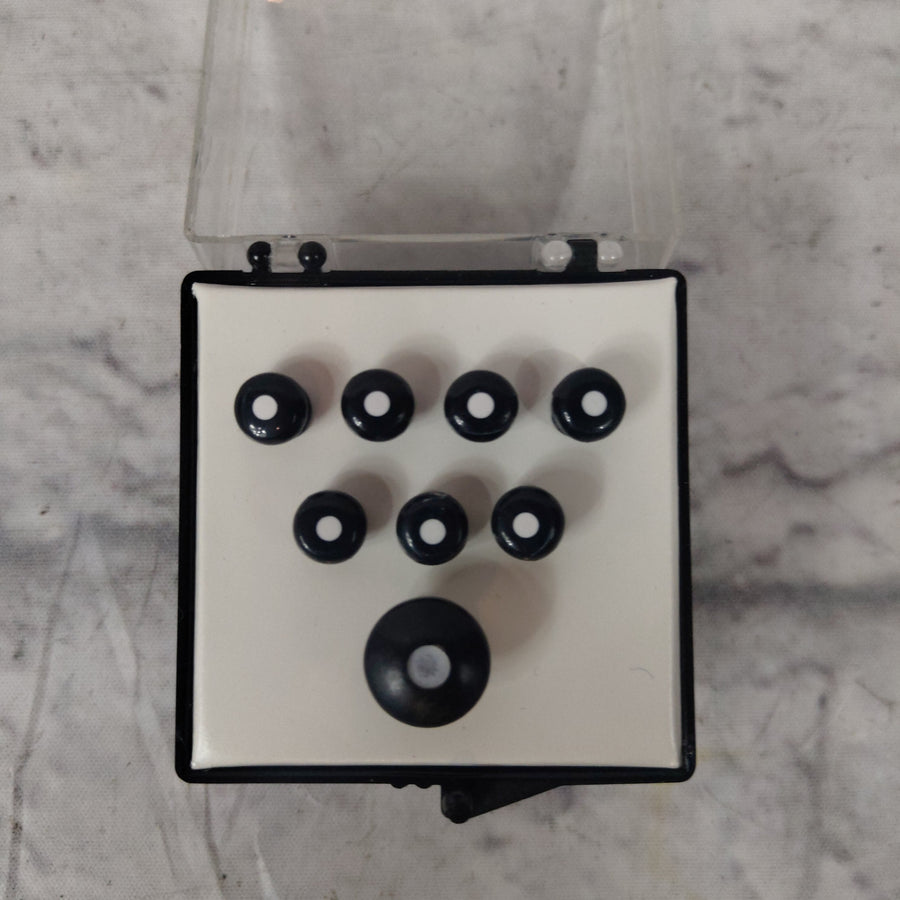Martin 18APP21 Acoustic Bridge / End Pin Set Black with White Dot Inlay