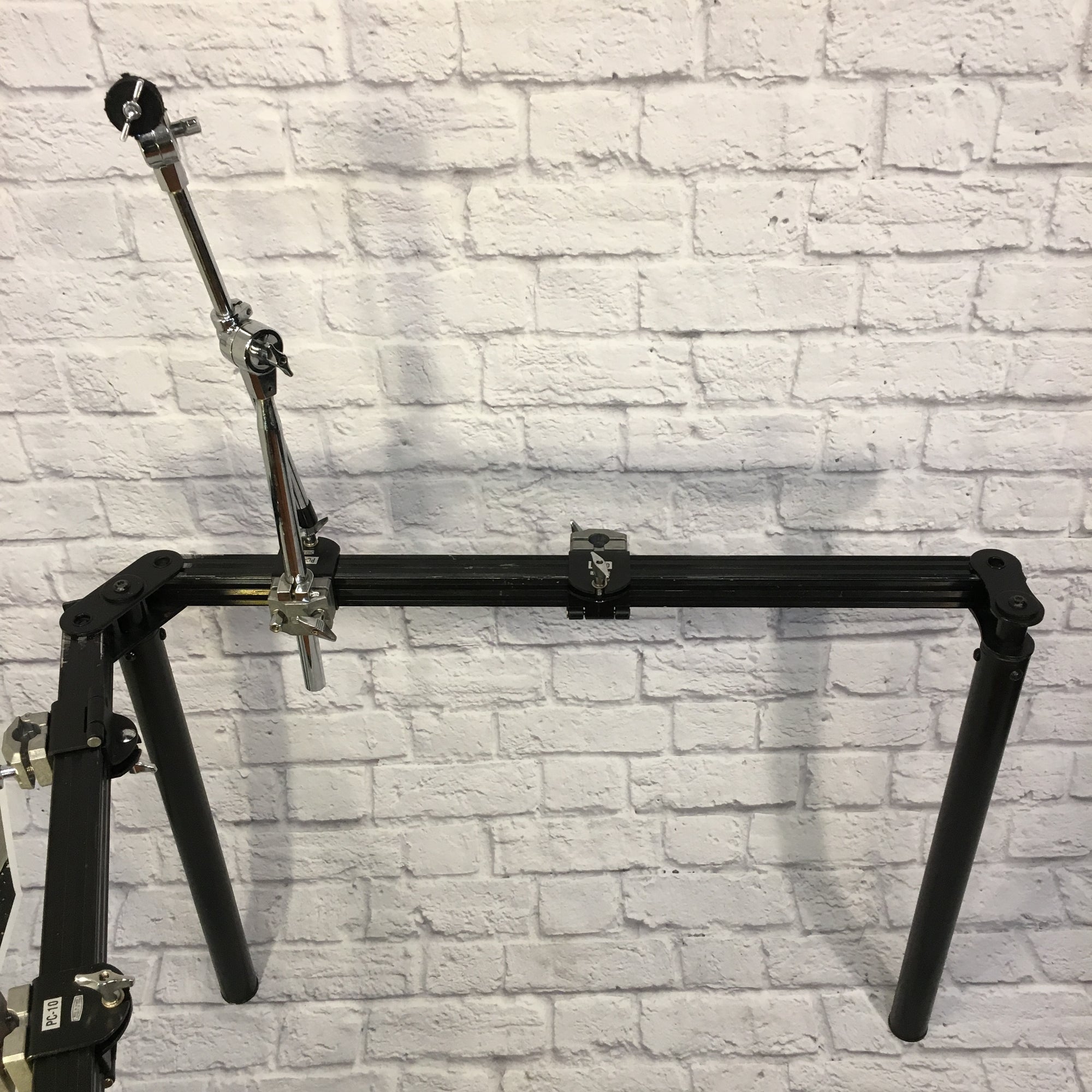 1990s Pearl Square Tube Rack System Black