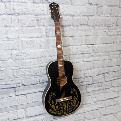 Recording King RPS-7G-MBK Dirty 37 "Golden Eagle" Single 0 Acoustic Guitar