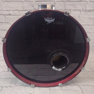 Pearl Export Drum Kit Wine Red Stain