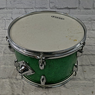 Slingerland 13 Green Sparkle Rack Tom