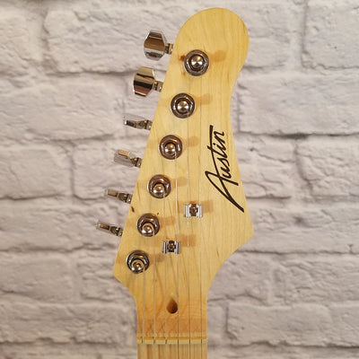 Austin AST100CR Strat-Style Guitar Cream