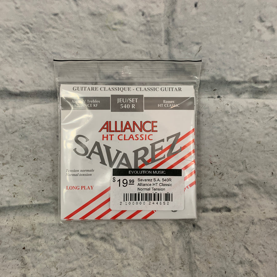 Savarez S.A. 540R Alliance HT Classic Normal Tension Classical Guitar Strings