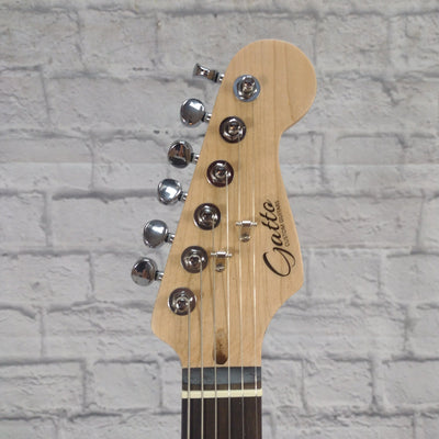 Gatto Strat Style Candy Tangerine EMG Electric Guitar
