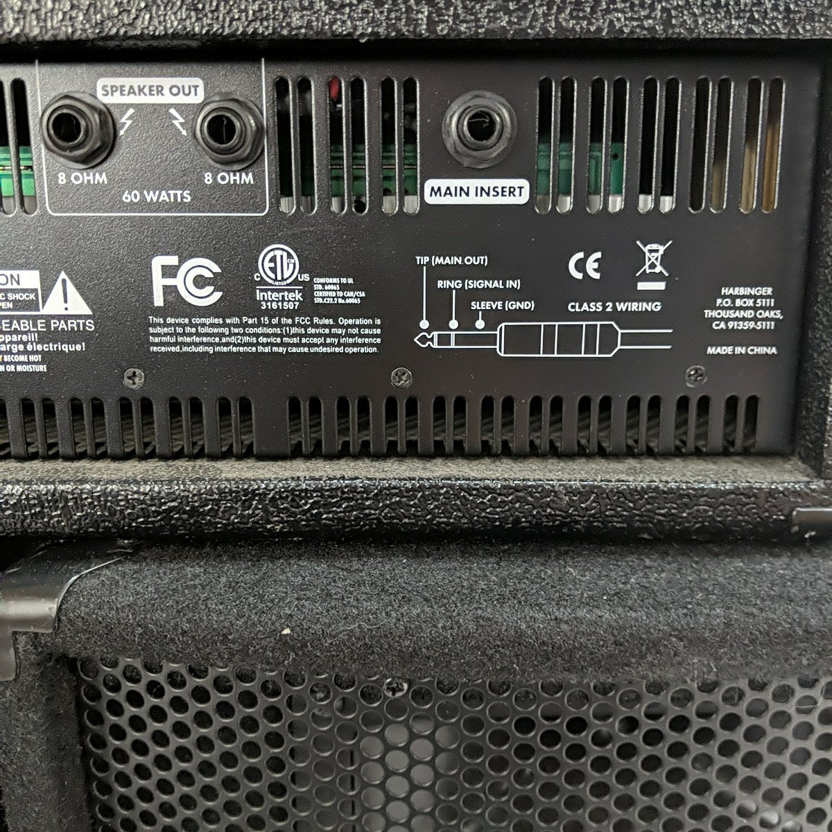 Harbinger M60 Powered Mixer & Speaker PA System Evolution Music