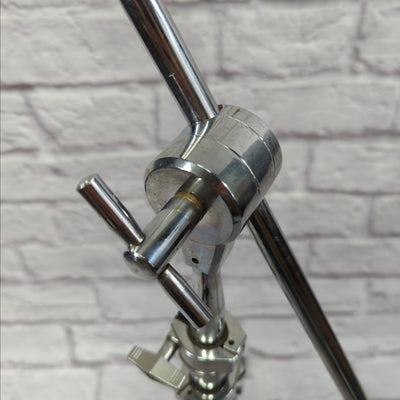 Pearl Heavy Duty Double Braced Long Arm Boom Cymbal Stand with Tilter and Counterweight 1980s Red Label