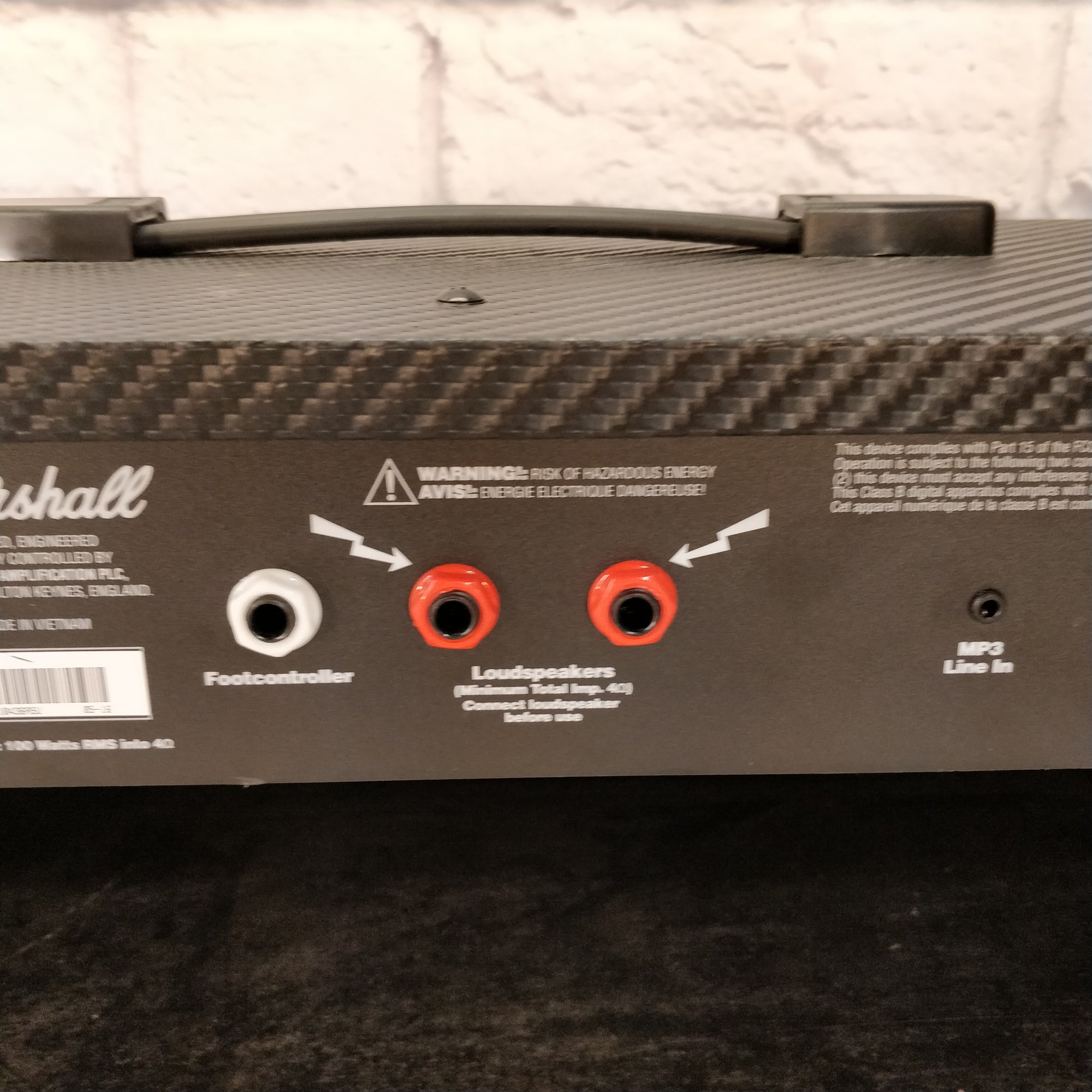 Marshall MG100HCFX 100w Electric Guitar Amplifier Head