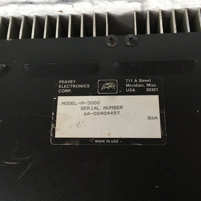 Peavey M-3000 Power Amp