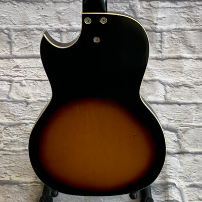 1960s Kay K1962 Value Leader Sunburst w/ Case
