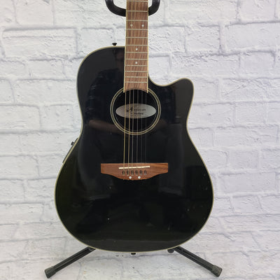 Applause AE 128 Acoustic Guitar Black