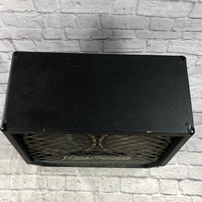 Mesa Boogie 412 Slant Convertible Cabinet with Greenback & Black Shadow 4x12