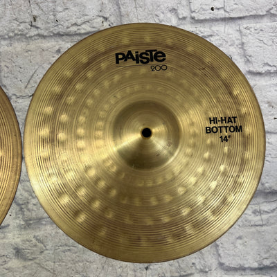 Paiste 14" 200 Hi-Hat Cymbals