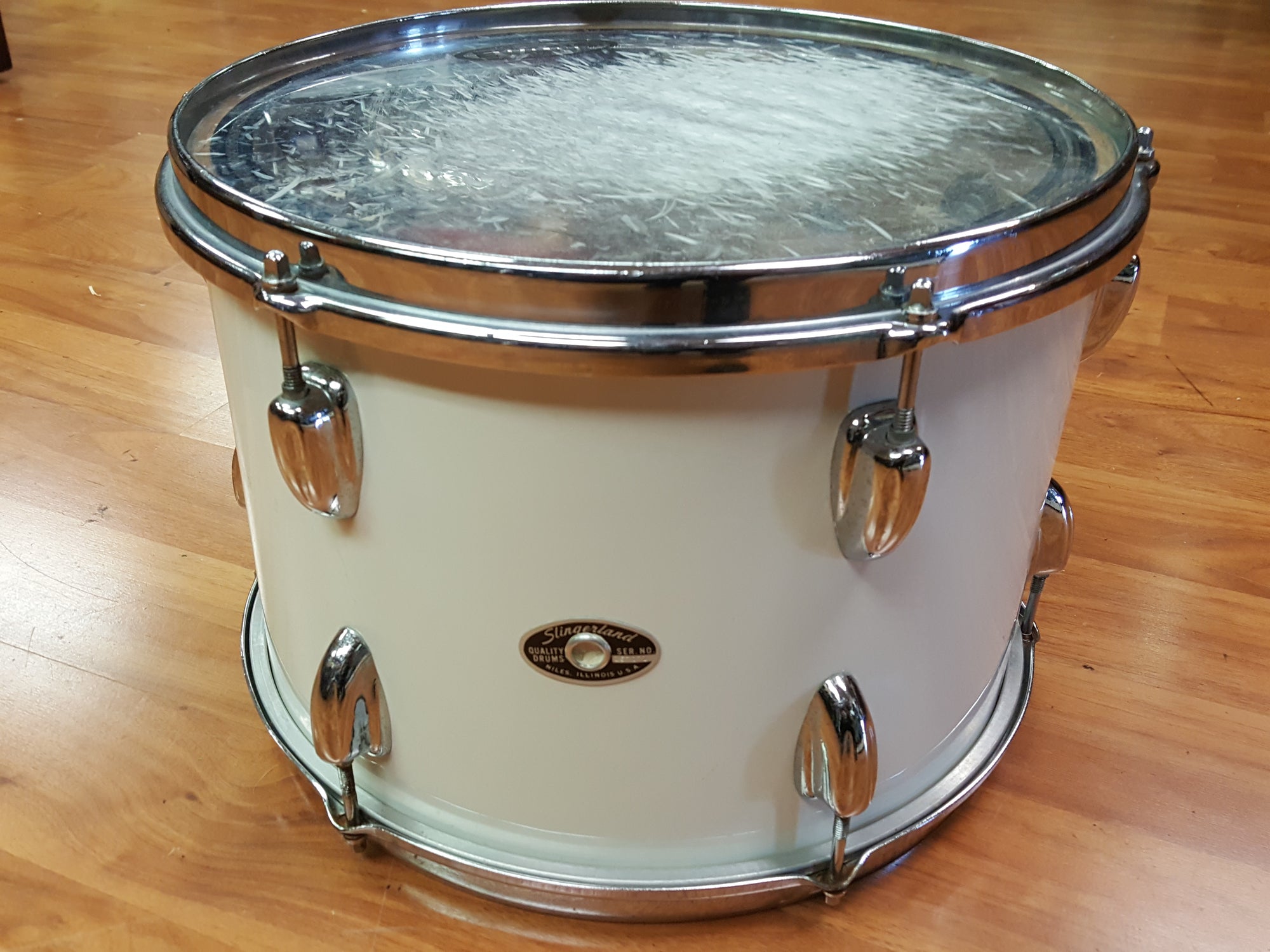 Slingerland 13" Tom White Gloss Pearl 1970s