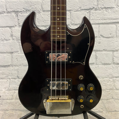 Unknown MIJ SG-Style Short Scale 4 String Bass