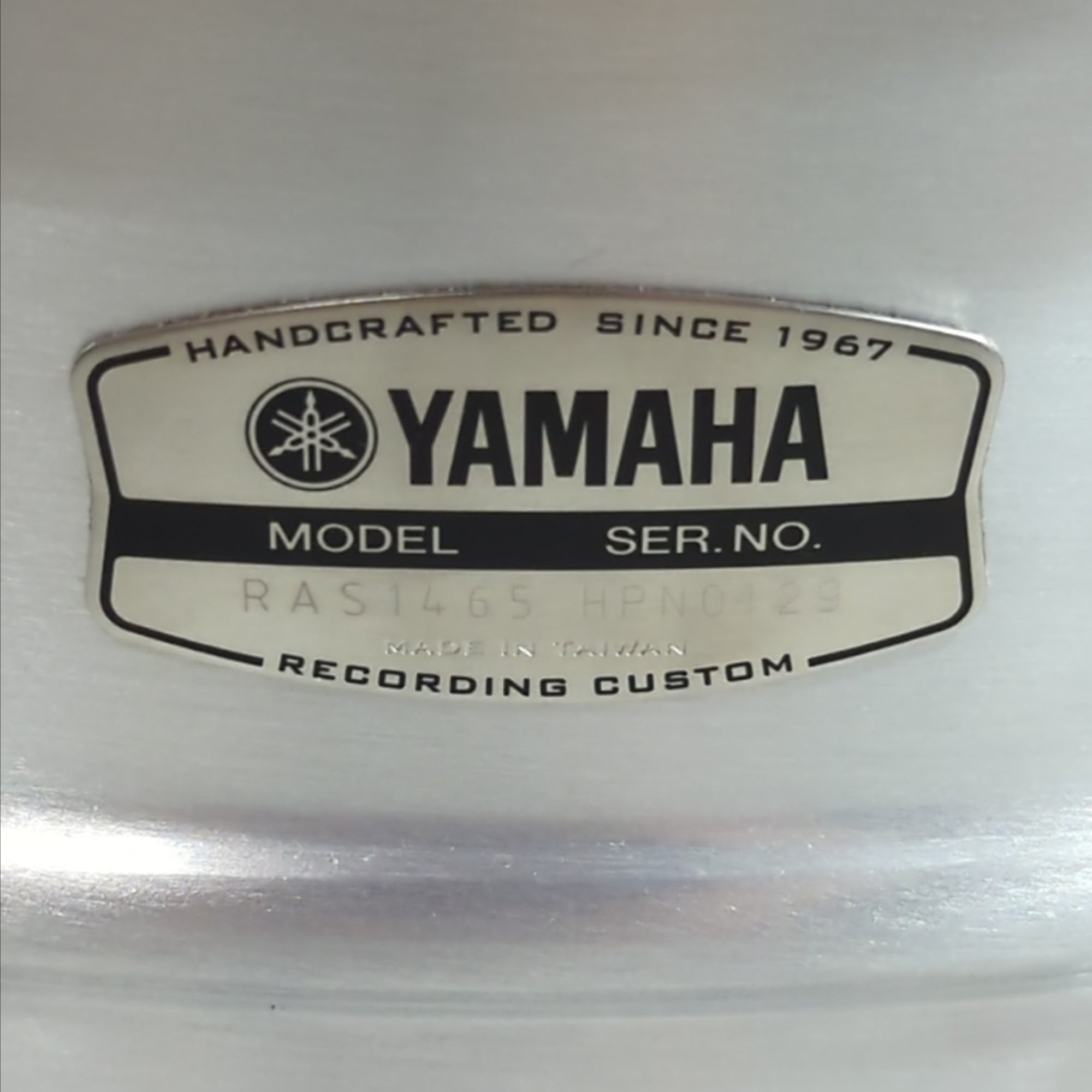 Yamaha RAS-1465 Recording Custom 6.5x14" Aluminum Snare Drum