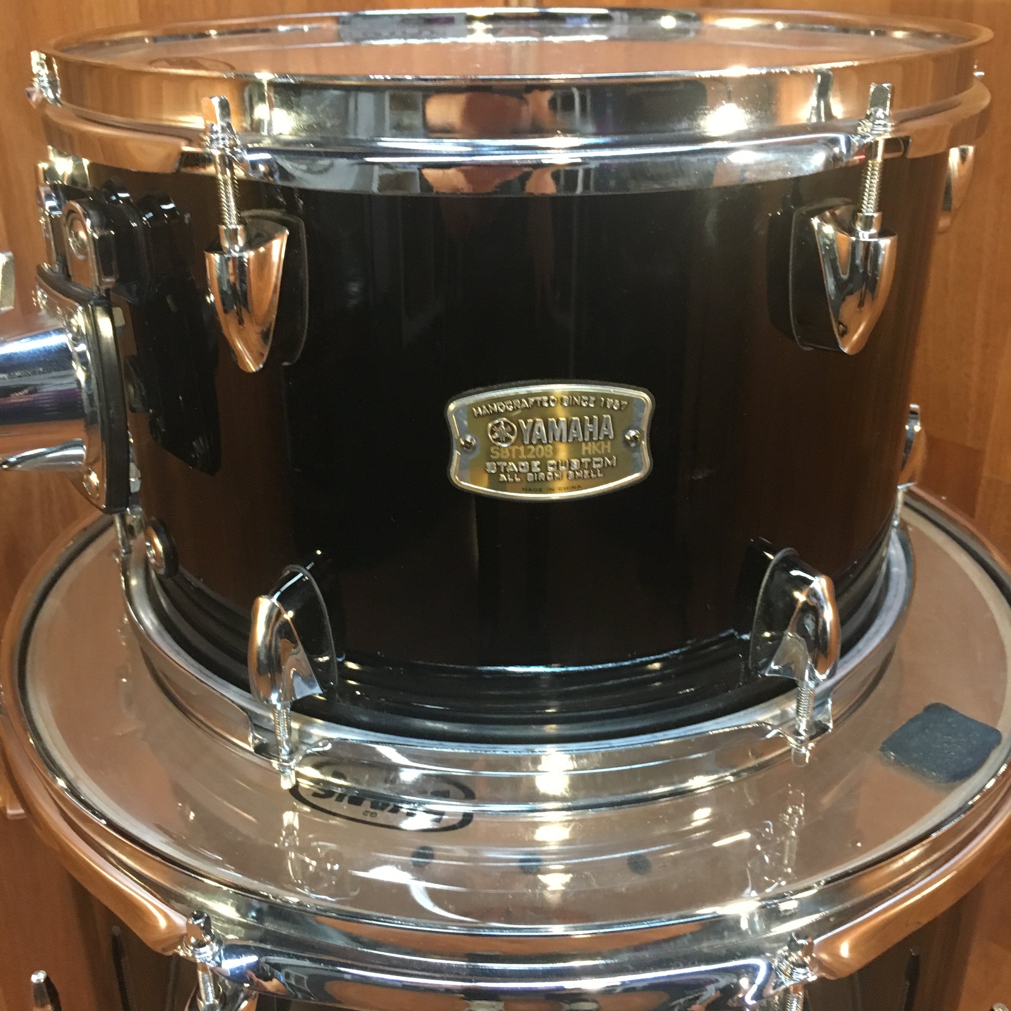 Yamaha Stage Custom Birch Black 3 piece Tom Set