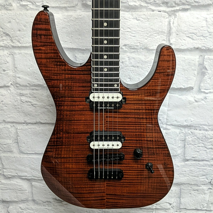 Dean Modern 24 Select Flame Top Tiger Eye Electric Guitar