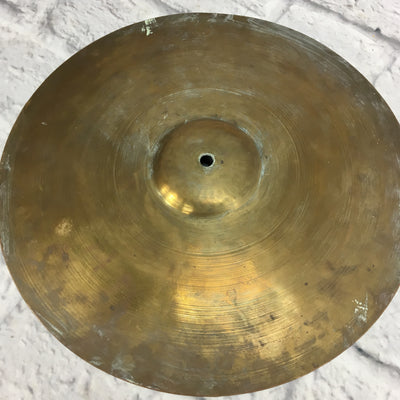 Vintage Japanese 14in Hi Hat Cymbal Pair
