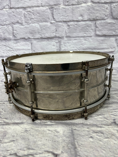 Unknown 1920s Nickel Over Brass 14x5" Snare