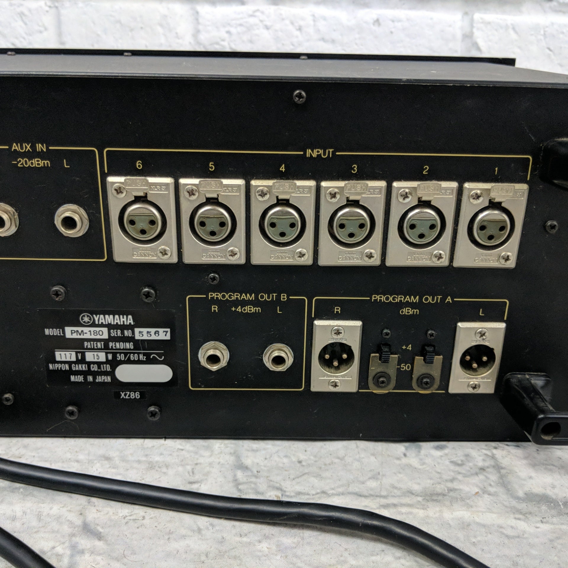 YAMAHA PM-180 ヤマハ マイクプリアンプ 6チャンネルミキサー 51PldLcg9UL.jpg