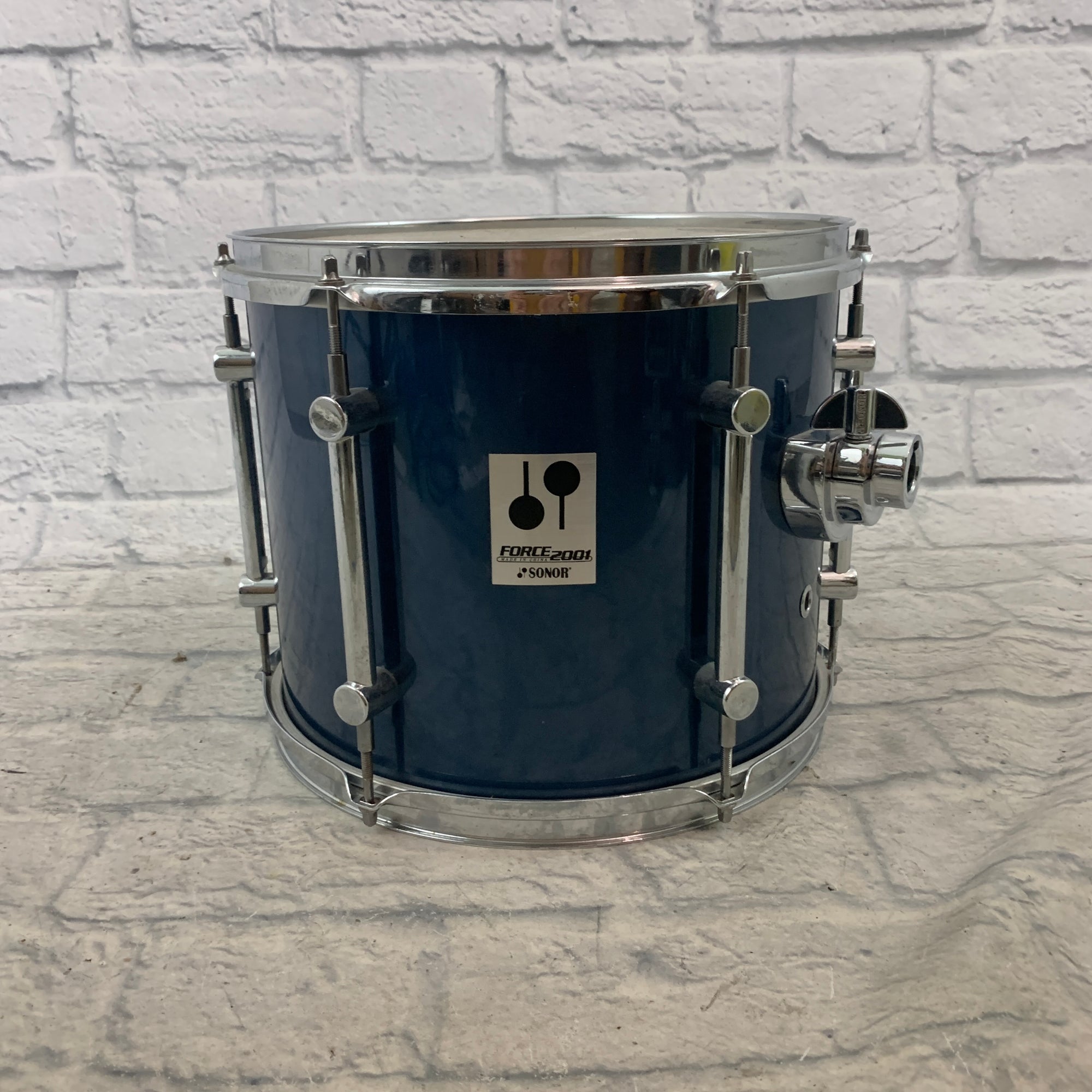 Sonor Force 2001 12 x 9 Rack Tom - Blue Wrap