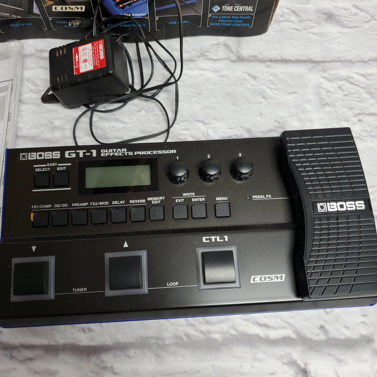 Boss gt1 Effects Pedal Evolution Music