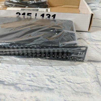 DBX 215 Dual 15-Band Graphic Equalizer unwrapped in Original Box
