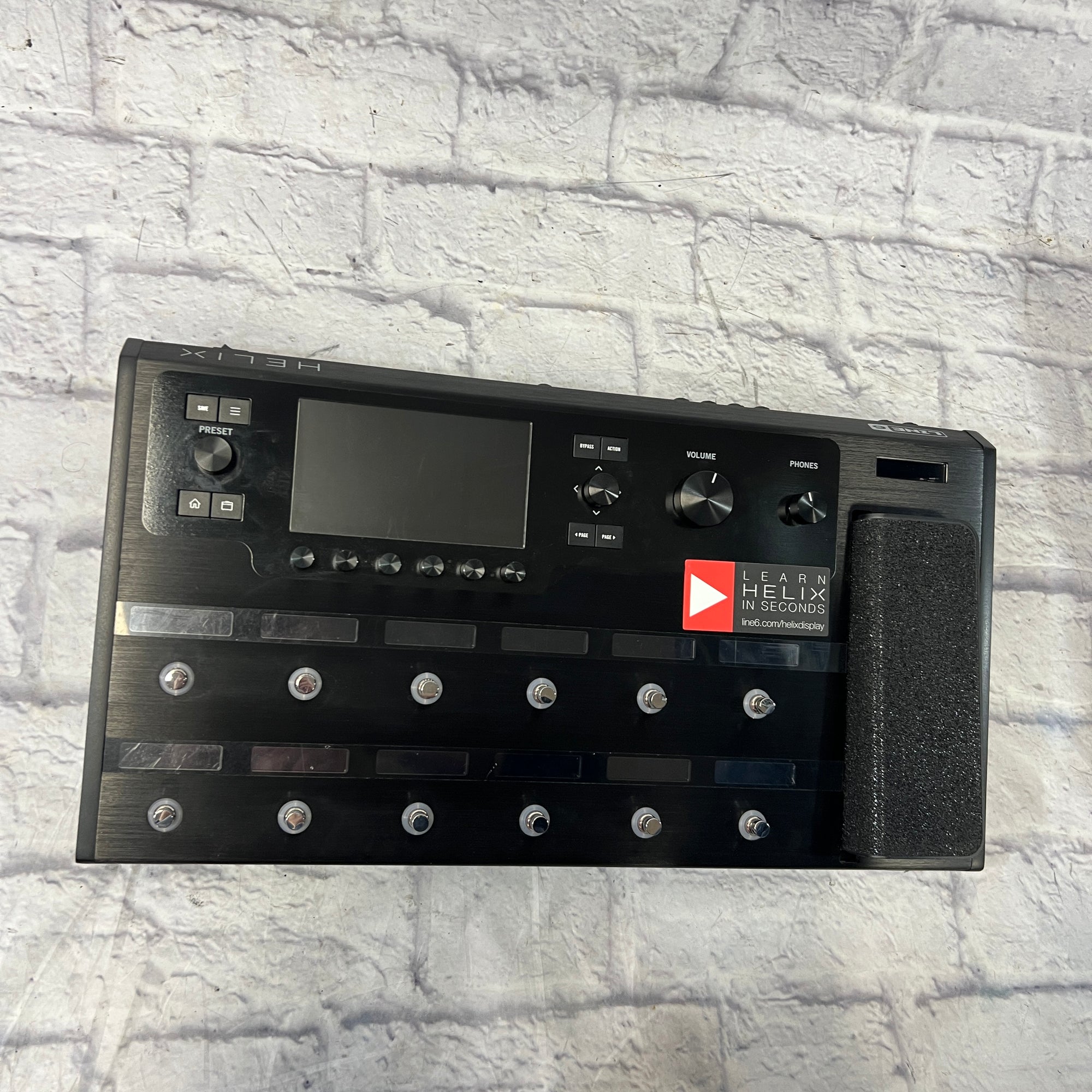 Line 6 Helix Floor Multieffects Pedal Effects Pedal