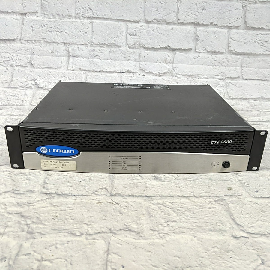 Crown CTS2000 Installation Power Amplifier