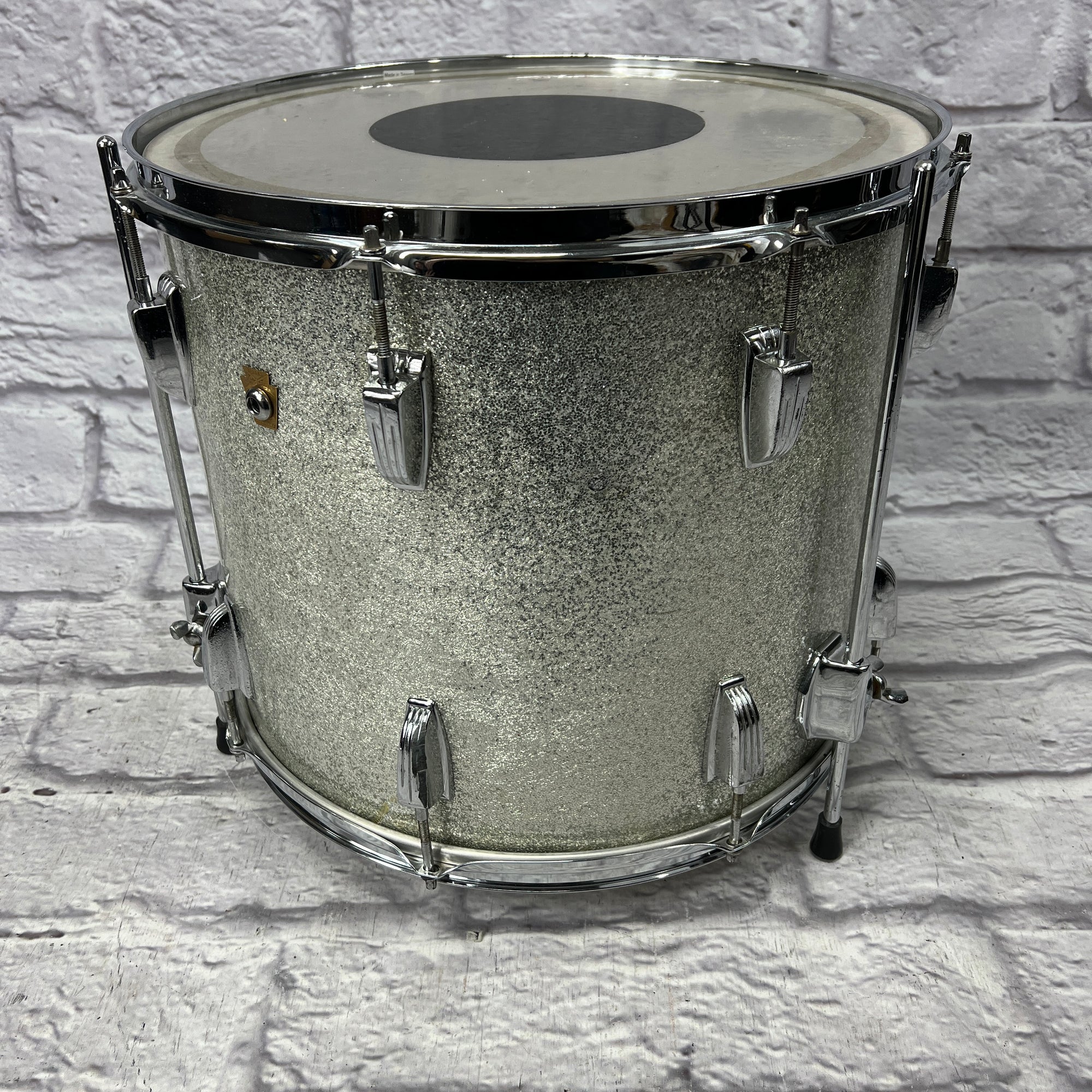 Ludwig Keystone Badge 12 13 16 22 - Silver Sparkle Players Grade 1960s Drum Kit