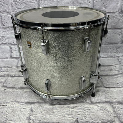 Ludwig Keystone Badge 12 13 16 22 - Silver Sparkle Players Grade 1960s Drum Kit