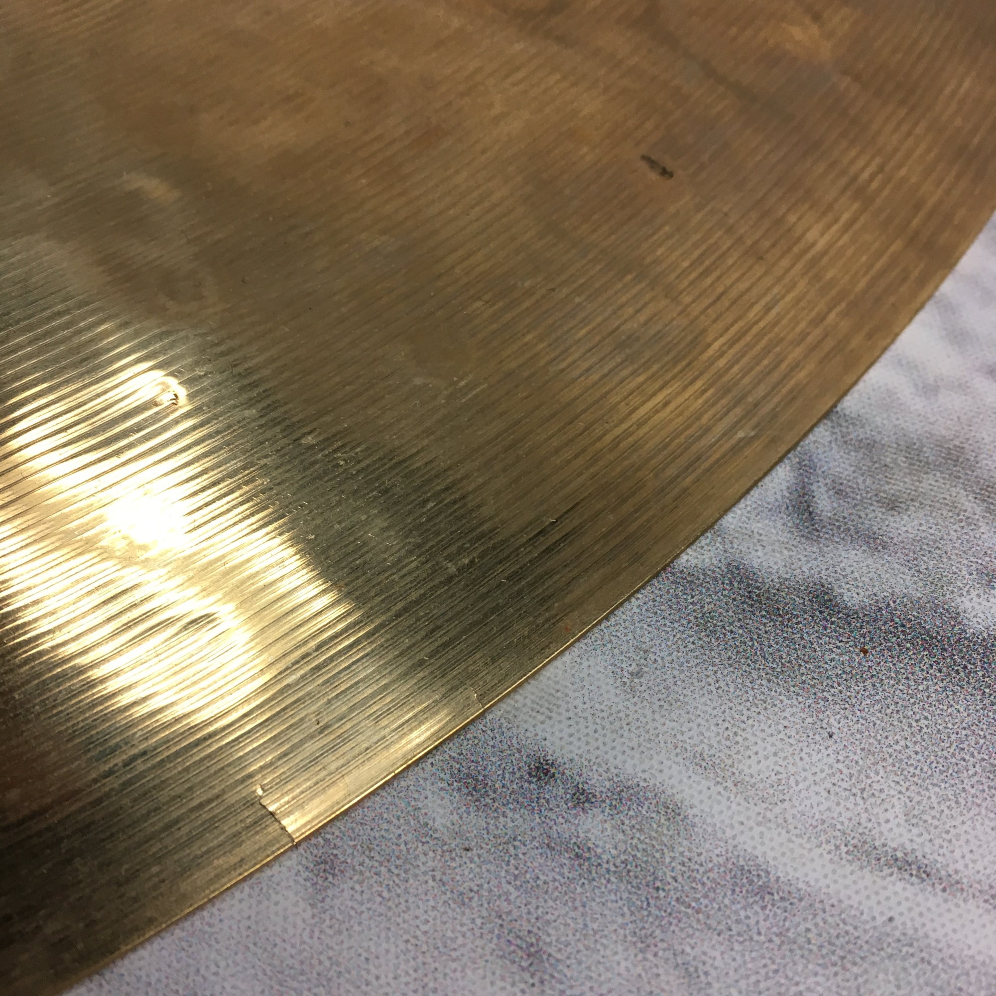 Zildjian K Custom 18in Fast Crash *Multiple Cracks From Edge*