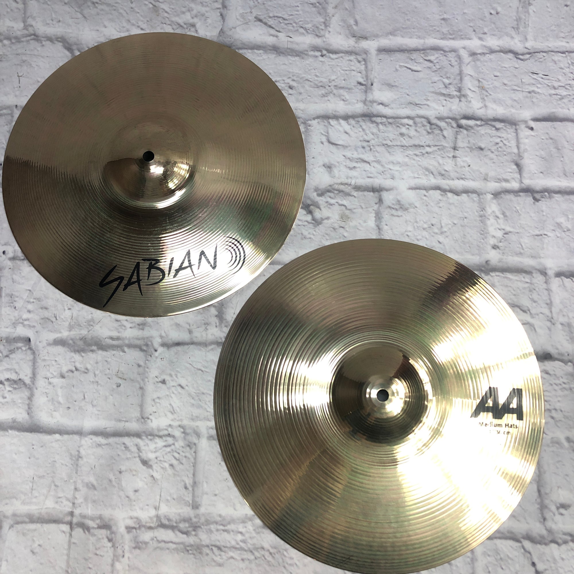 Sabian 14 AA Medium Hi Hat Cymbal Pair