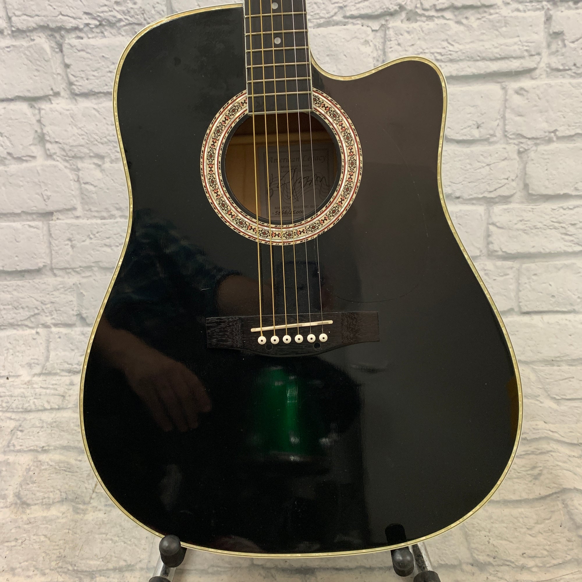 Esteban American Legacy Limited Acoustic Electric Acoustic Guitar Midn -  Evolution Music