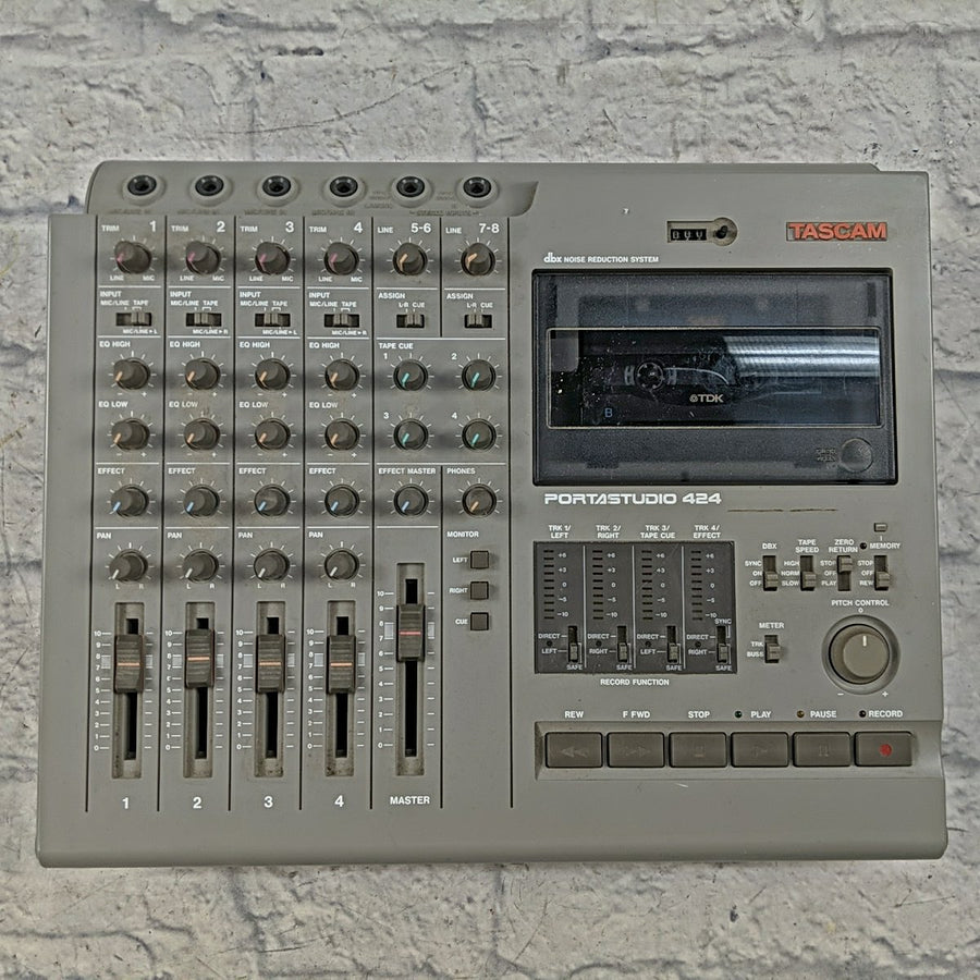 Tascam Portastudio 424 Cassette 4-Track Recorder
