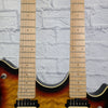 OLP / Music Man MM612 Double-Neck 12-String 6-String Solidbody Electric Guitar - Sunburst