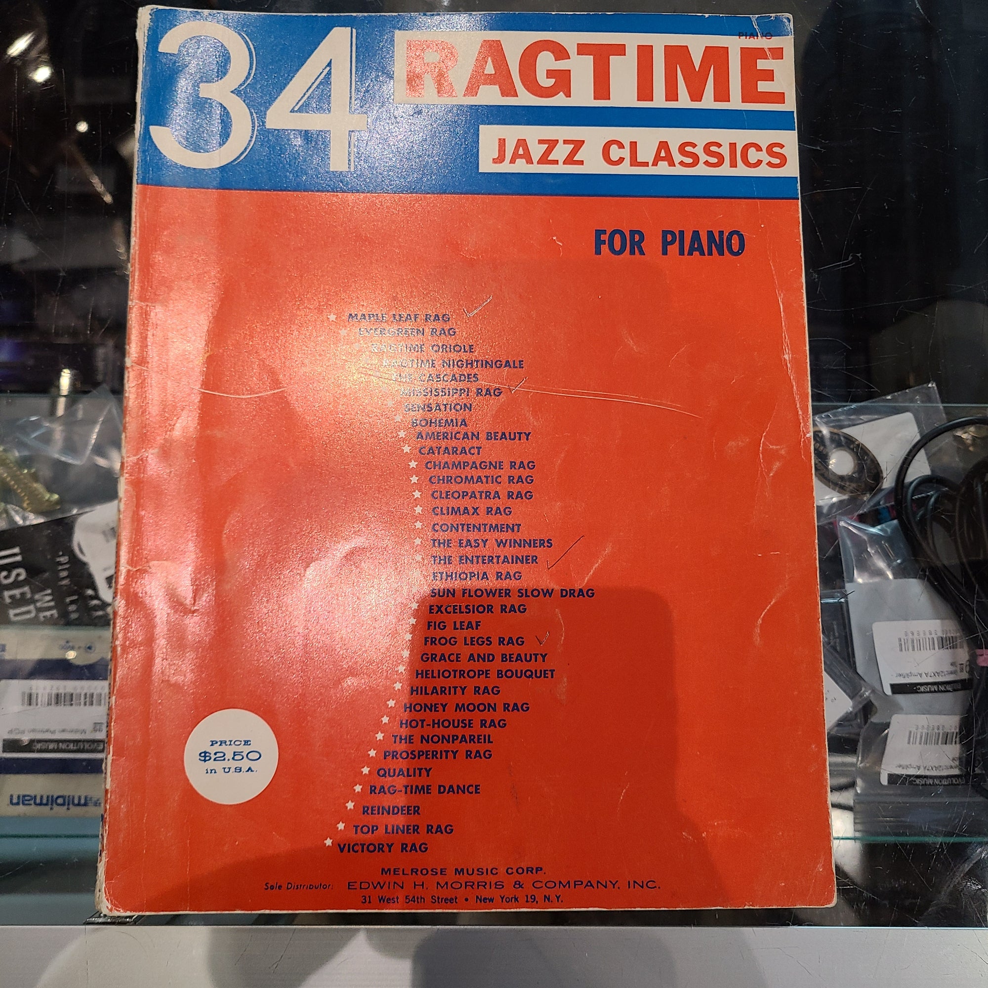 34 Ragtime Jazz Classics For Piano