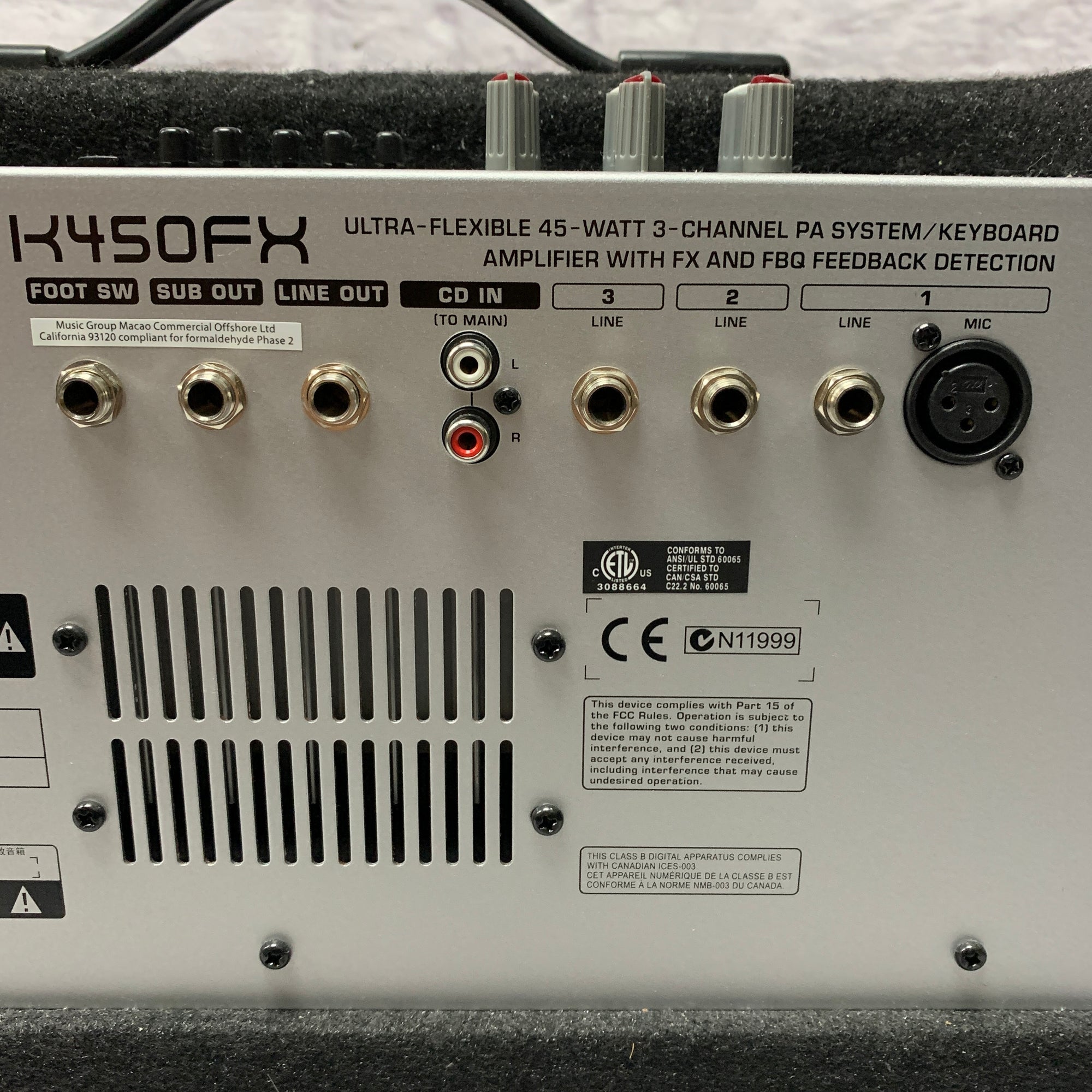 Behringer K450FX Keyboard Amp